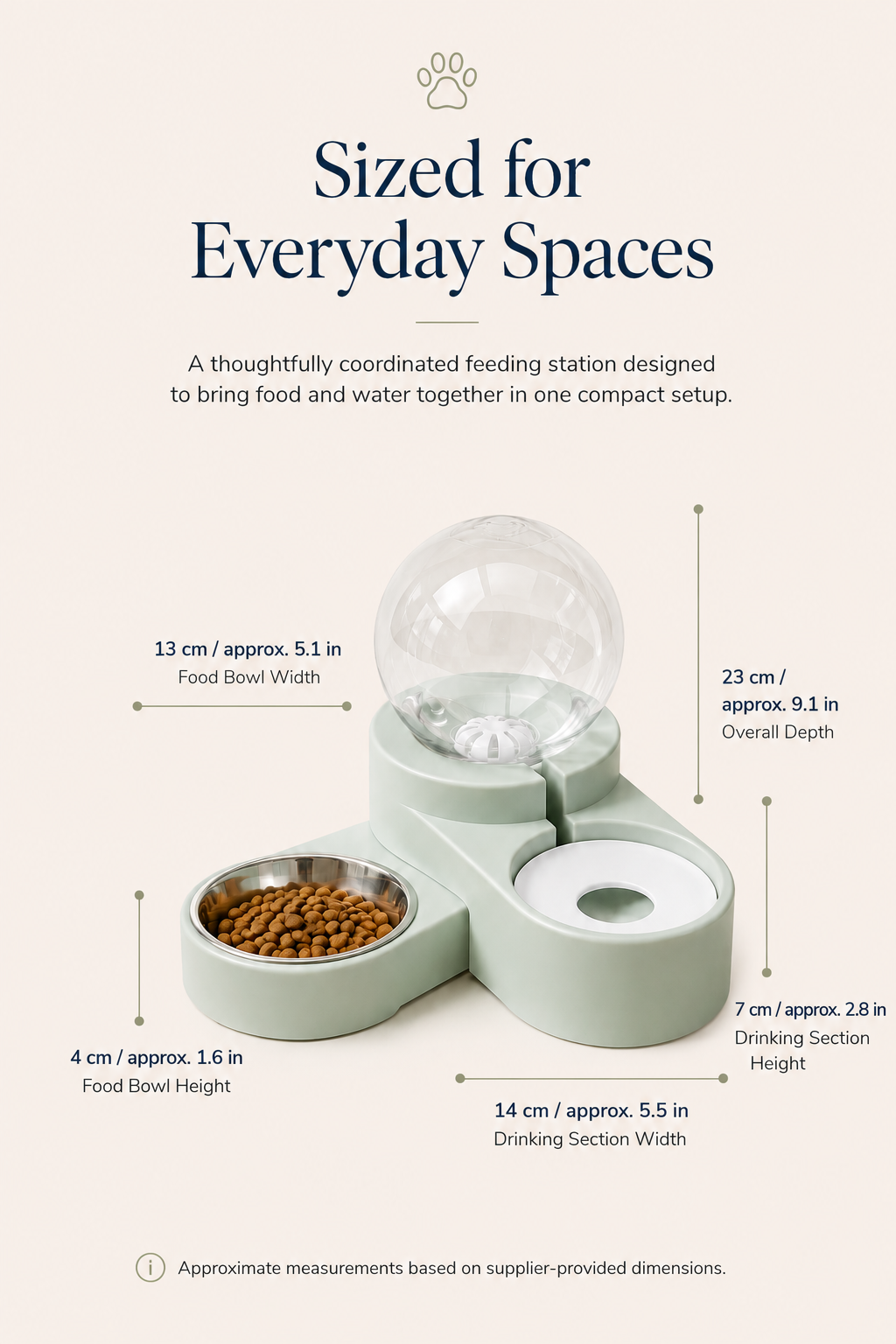 Halo Pet Feeding & Watering Station