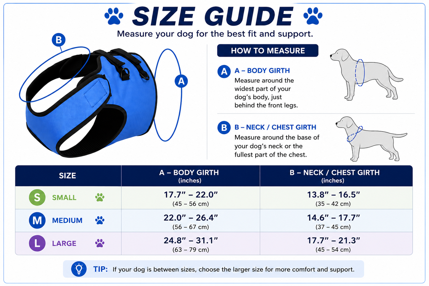 Senior Dog Support Harness