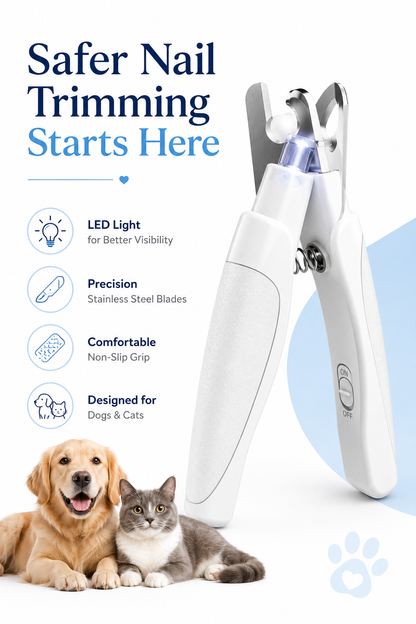 LED Safety Nail Clippers for Dogs & Cats