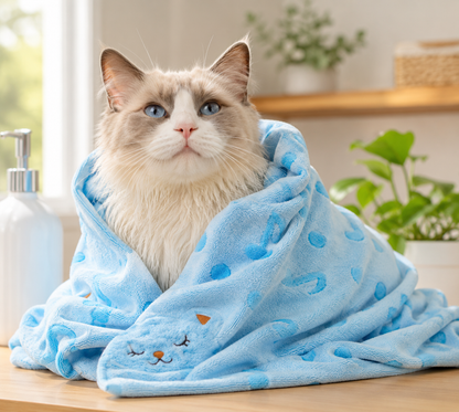 CozyCat Bamboo Grooming Towel