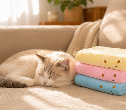 CozyCat Bamboo Grooming Towel