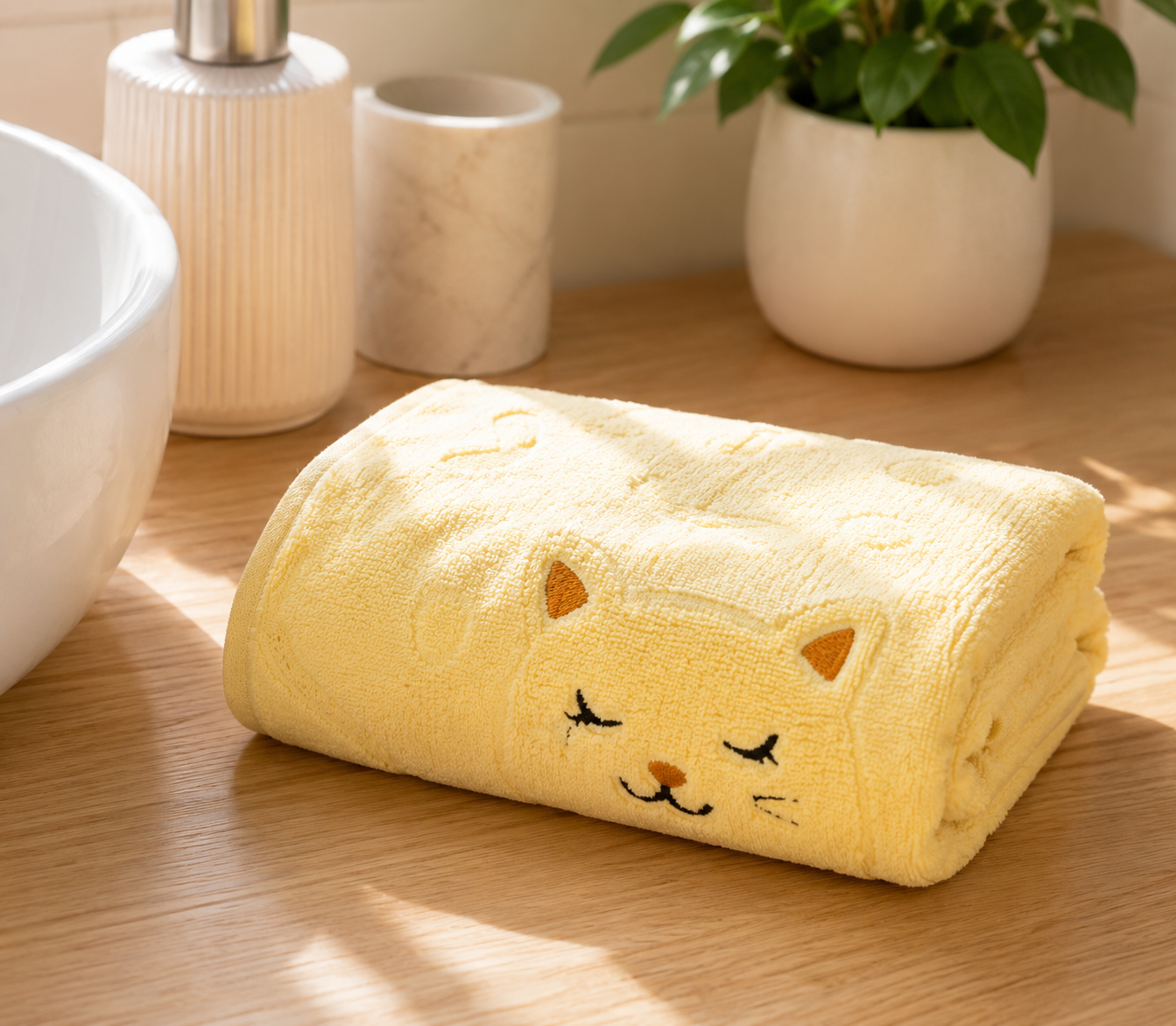 CozyCat Bamboo Grooming Towel