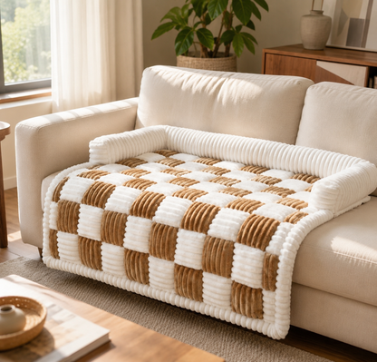 CloudComfort Checkered Sofa Bed