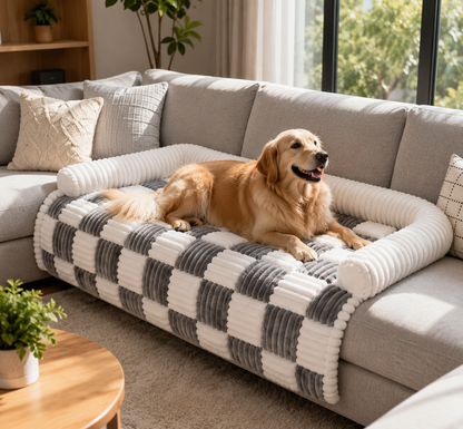 CloudComfort Checkered Sofa Bed