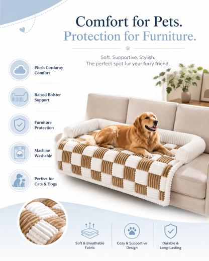 CloudComfort Checkered Sofa Bed