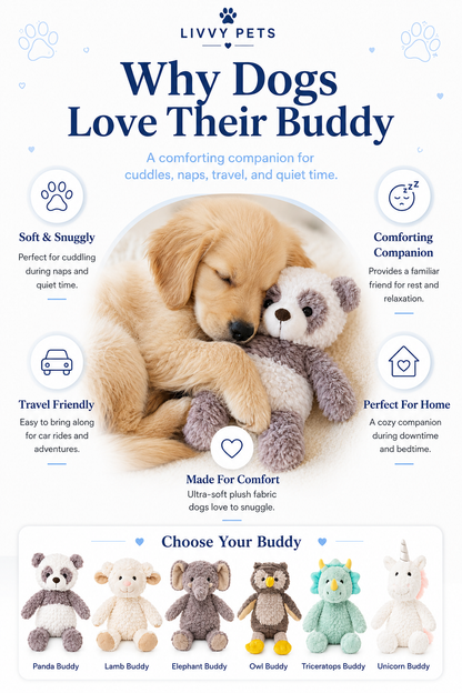 Calming Comfort Plush Toy for Dogs