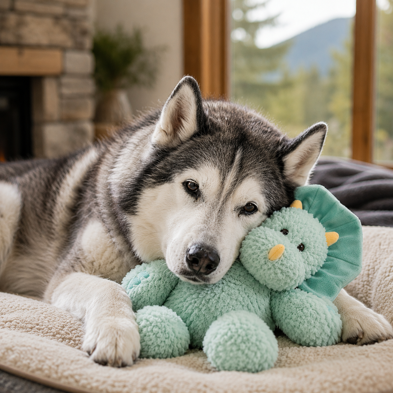 Calming Comfort Plush Toy for Dogs